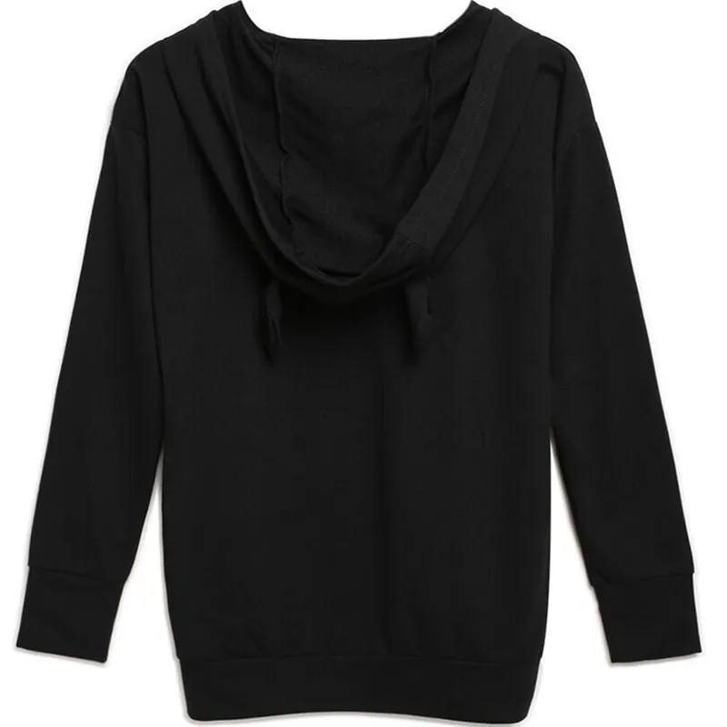 

Autumn Winter Sweatshirt Hoodies Novelty I am a Cat Letter Female Pullover Top