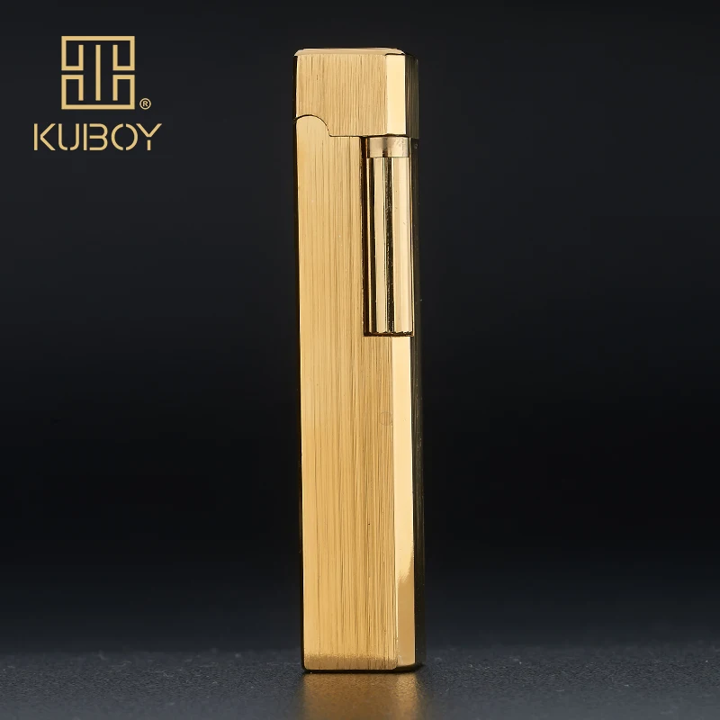 Высококачественная Брендовая обувь KUBOY газовая зажигалка Белый Матовый никель