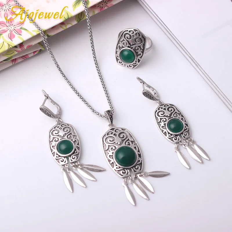 Ajojewel винтажные резные оранжевые/Зеленые Полимерные круглые серьги с кисточками