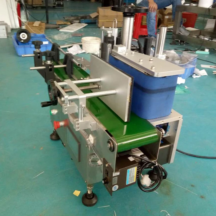 CE ISO 20-140 мм Диаметр небольшой стол полностью автоматический Круглый бутылки этикетировочная машина
