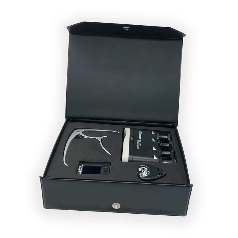 Набор аксессуаров для гитары футляр каподастр и тюнер акустической 2 шт. | Спорт