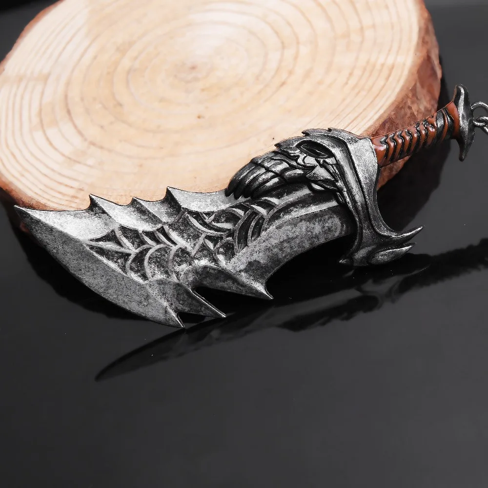 God Of War Kratos брелок из сплава лопасти хаоса подвеска для мужчин и женщин ювелирные
