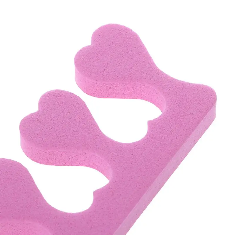 2PCs/1pair Toe Separators Finger Foot Sponge Soft Gel UV Salon Polish Manicure Random Color | Красота и здоровье
