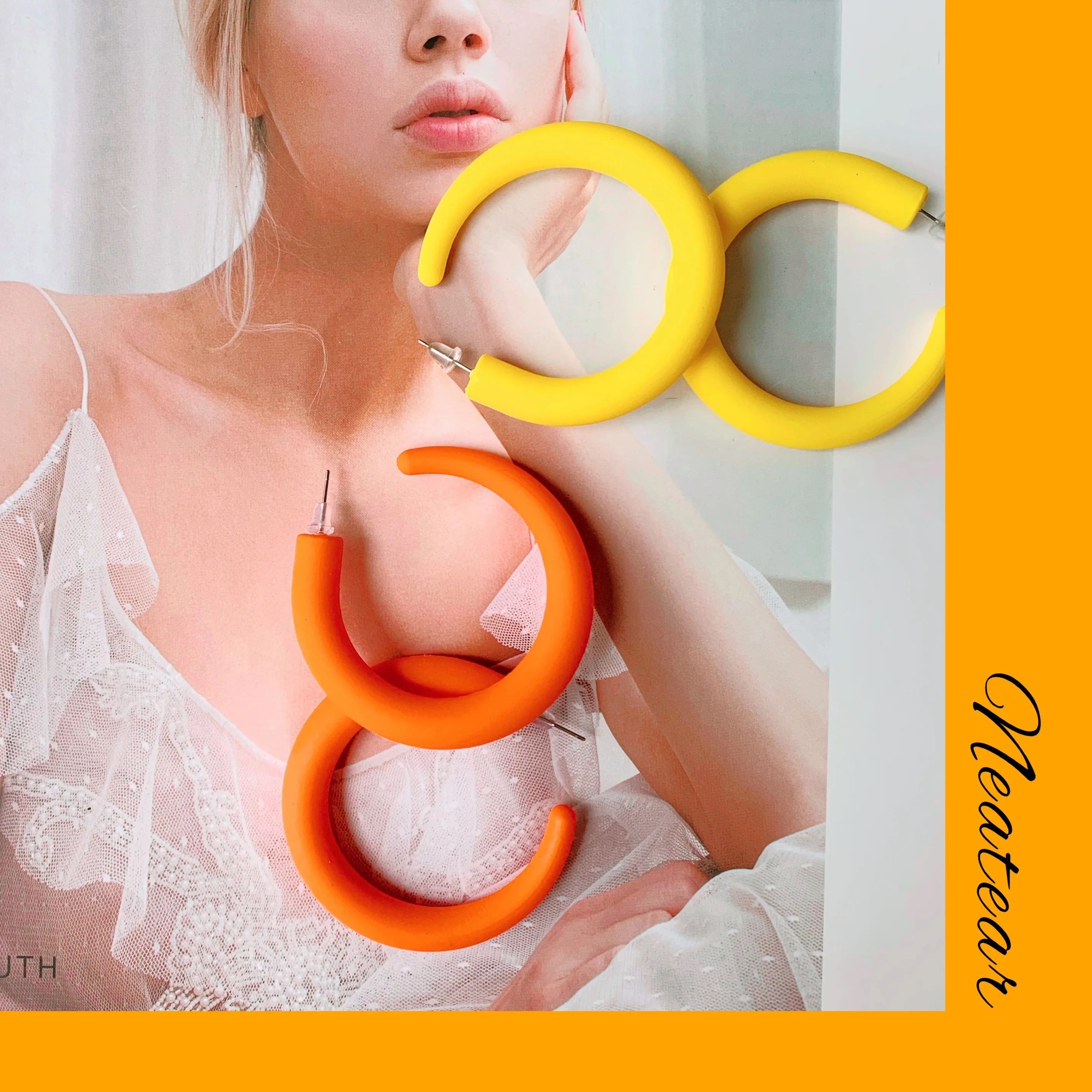 Универсальные многоцветные серьги Neatear Интернет-знаменитости лето 2019 | Украшения