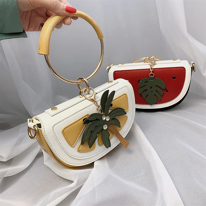 Новинка лета 2019 женская сумка из искусственной кожи с милыми фруктами