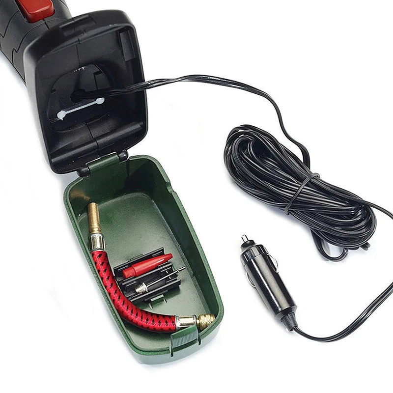Автомобильный 12V Портативный ЖК-цифровой дисплей Воздушный компрессионный насос пневматический насос