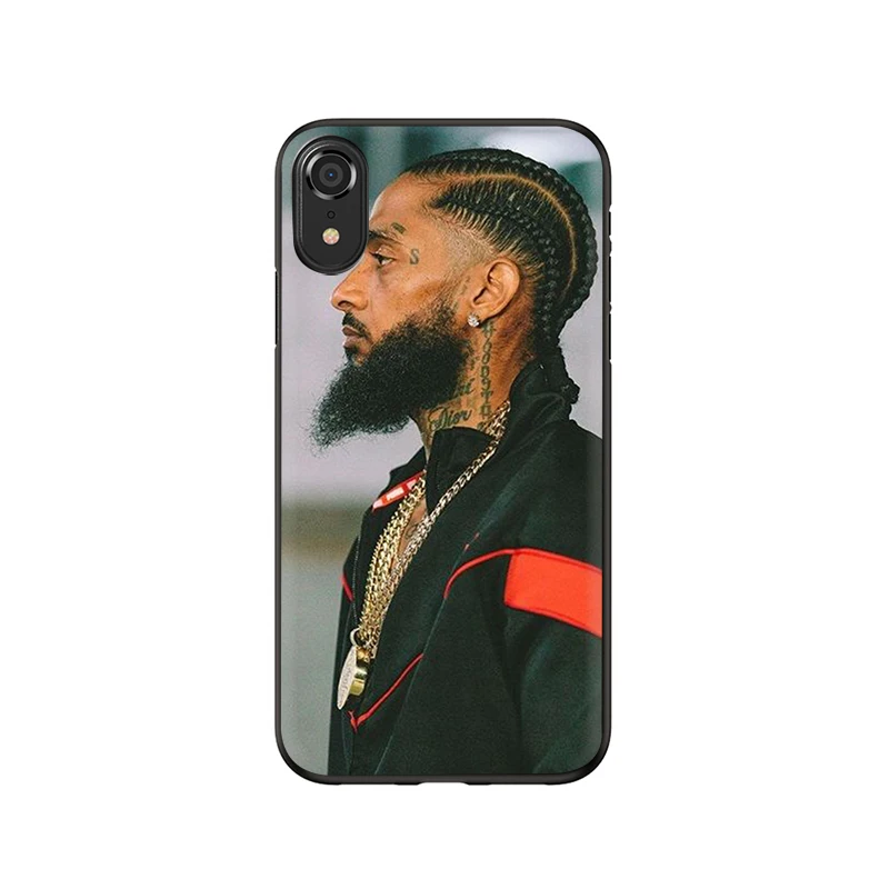 Мягкий чехол для телефона Rapper Nipsey Hussle для iPhone 5 5S 6 6S Plus 7 8 Plus X XR XS 11 Pro Max - Цвет: B10
