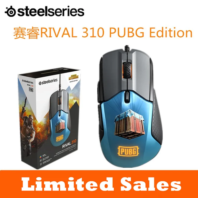 Бесплатная доставка SteelSeries Rival 310 RGB FPS USB оптическая игровая проводная мышь с 12000