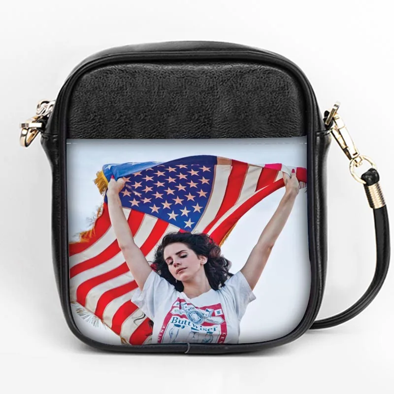 Пользовательские Lana Del Rey Моды Sling Bag Для женщин Слинг сумки на ремне кожа мини девушки Tote вечерние сумка DIY Sling Bag - Цвет: 23