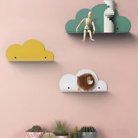collalily nordic wall decoration magazine storage cloud holders racks wood modern design hanger for corridor children kid room