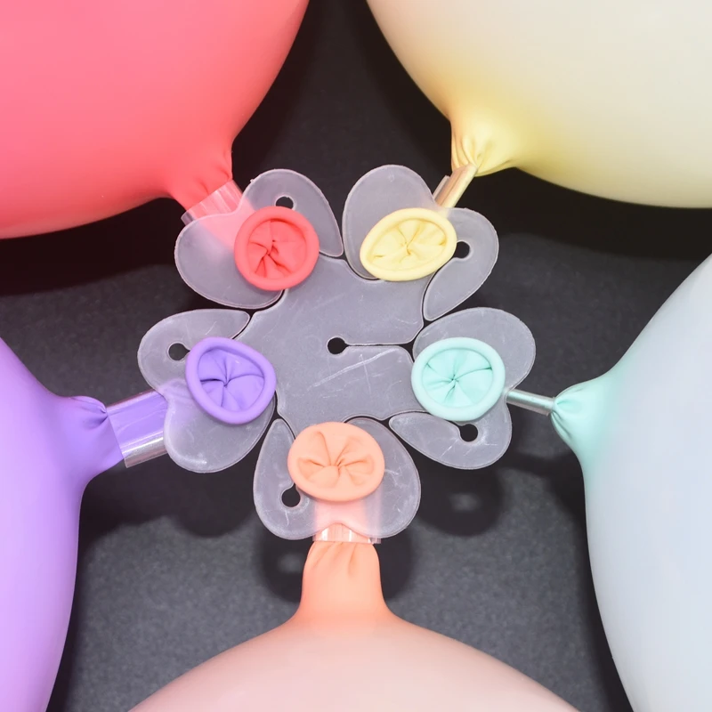 S01-10PCS clips 11 трубок любовь сердце пластиковый шар колонна-подставка держатель аксессуары база подставка воздушные шары палочки День Рождения Вечеринка Свадьба украшения - Цвет: S01-10PCS clips