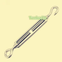 1pcslot yt531b m6 304 stainless steel turnbuckles open body tightener free shipping