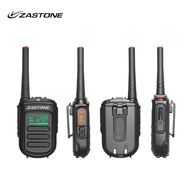 Zastone портативная рация 3 Вт мощность UHF 400 470 МГц двухсторонний радио коммуникатор