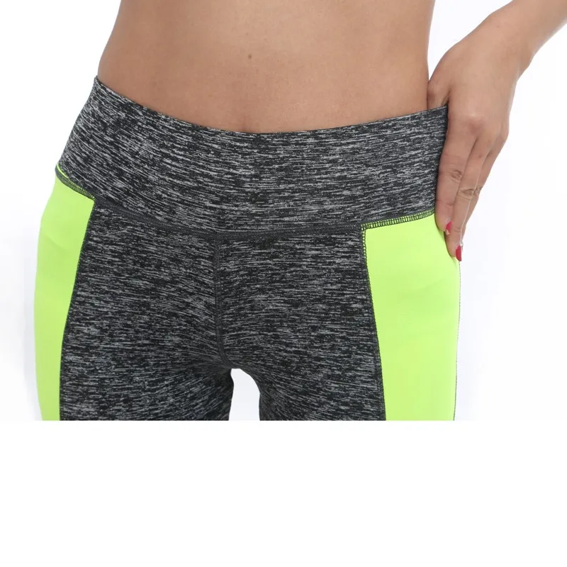 Женские леггинсы для тренировок Rylanguage розовые темно-серые с высокой талией |