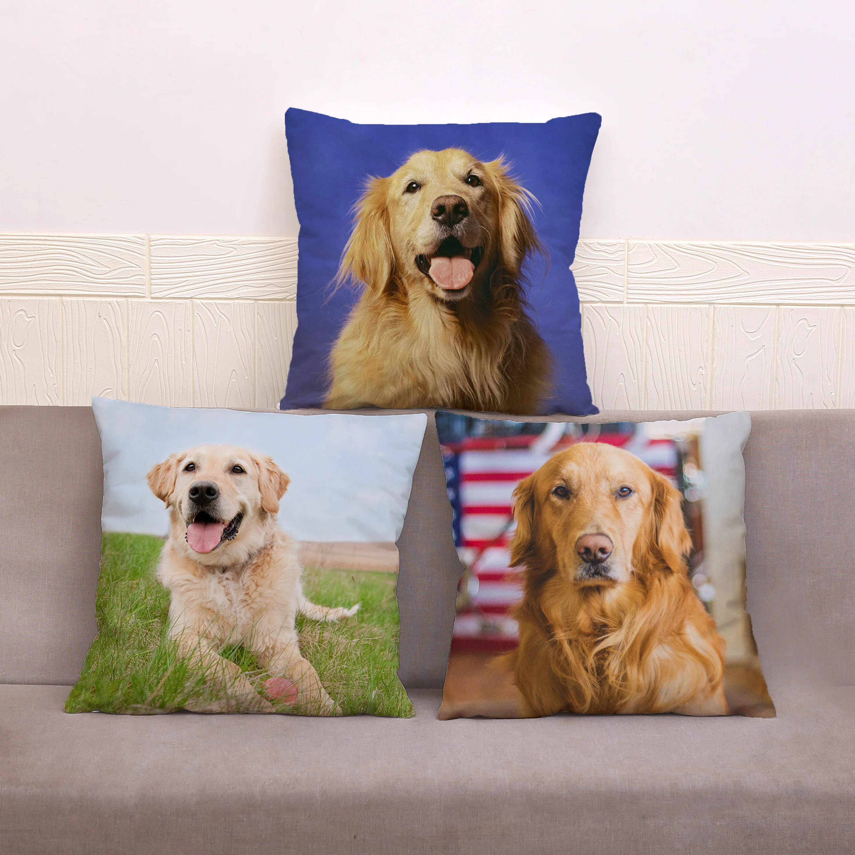 Подходит для породы золотистый ретривер со вставкой собак накидка подушки супер