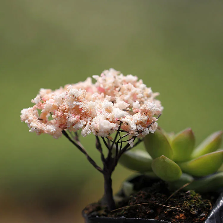 1 шт. миниатюрные пластиковые фигурки сакуры|Статуэтки и миниатюры| |