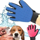 Перчатка-Расческа для собак, перчатка для чистки домашних животных, массажная перчатка для ухода за животными, перчатка для чистки кошачьей шерсти
