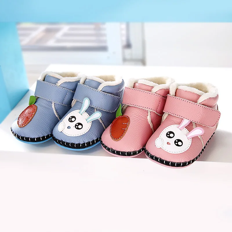 Зимняя обувь из хлопка толстые теплые зимние ботинки для детей 0-1-2 лет ручной