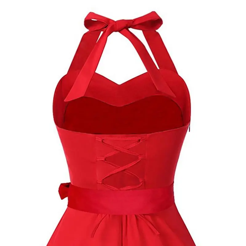 Женские вечерние платья на бретельках винтажное платье рокабилли однотонные