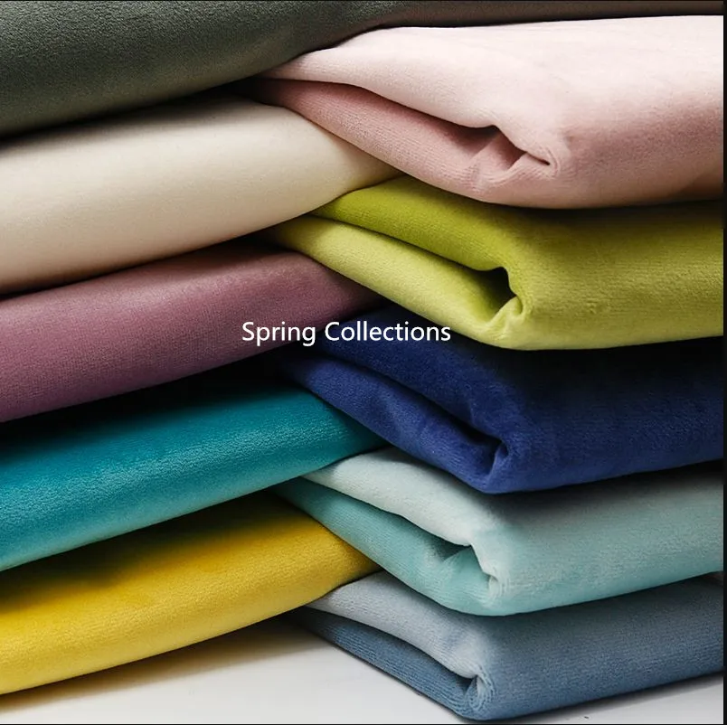 Высококачественная утолщенная однотонная бархатная ткань 145*100 см диван для