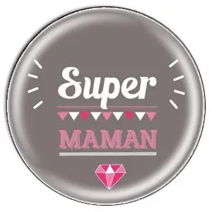 SU015 ZDYING 5 шт./лот Je Une Suis Qui Mamie Dechire круглый стеклянный кабошон французский супер Maman купол для DIY Драгоценности камеи результаты - Цвет: SU015