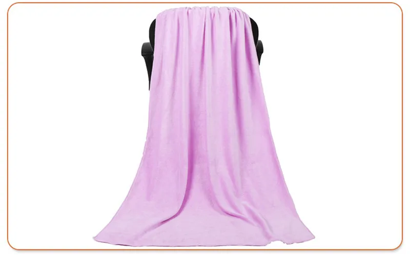 Light purple 180x80 см супер мягкое микрофибровое пляжное полотенце банное полотенце из микрофибры спортивный полотенце тренажерный зал быстросохнущая ткань красота салон кровать большой - Цвет: Light purple