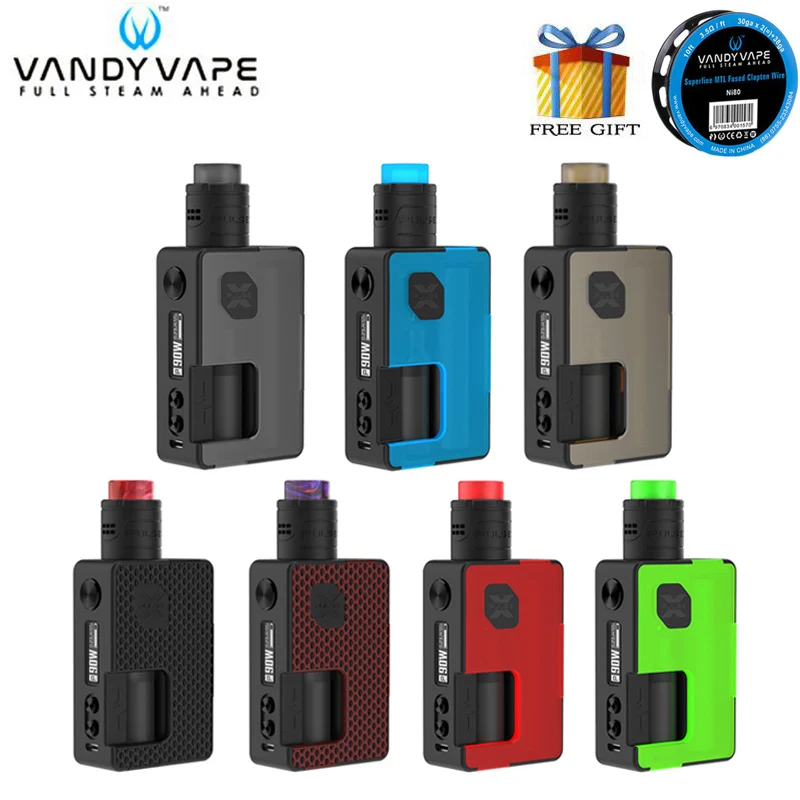 Оригинальный импульсный X BF комплект Стандартный версия 90 Вт MOD Vape с 8 мл блок