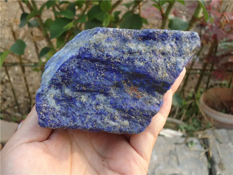 

4525Ct . Natural Untreated Lapis Lazuli Gemstone Mineral Rough from Afghanistan PT10252 75mmX101mm