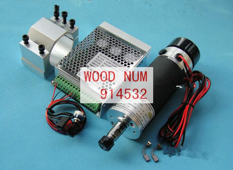 ER11 DC110V 600 Вт Гравировальный Станок с воздушным охлаждением Шпиндельный двигатель
