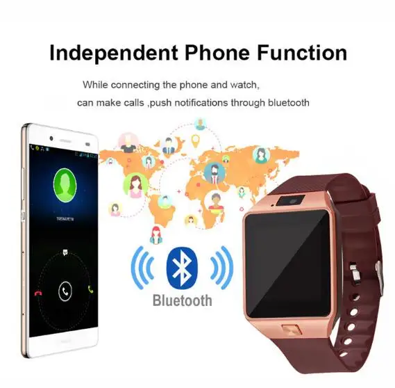 Умные часы DZ09 с поддержкой TF SIM карты Bluetooth Смарт для iPhone Samsung HUAWEI|Смарт-часы| |
