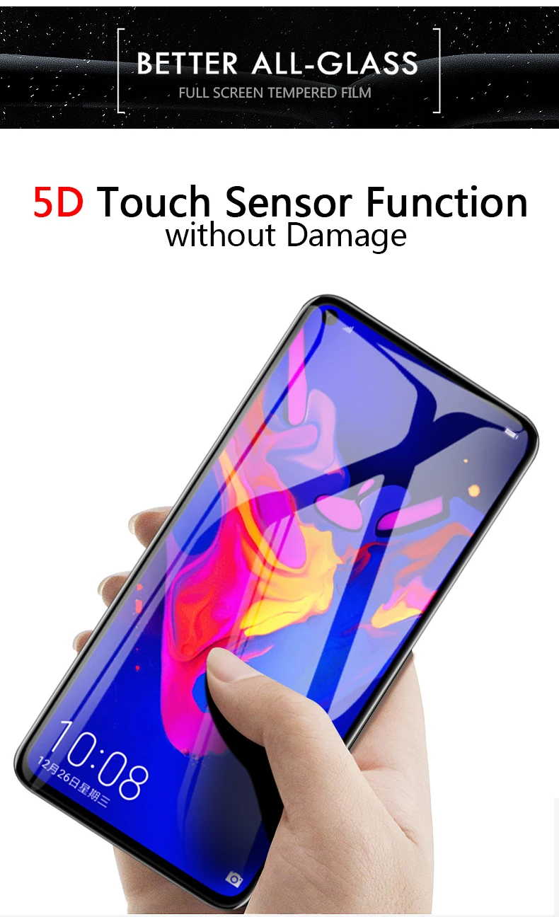 Защитное стекло для honor view 20 MOFI huawei honor view 20 из закаленного стекла для honor V20, полное покрытие, 2 шт