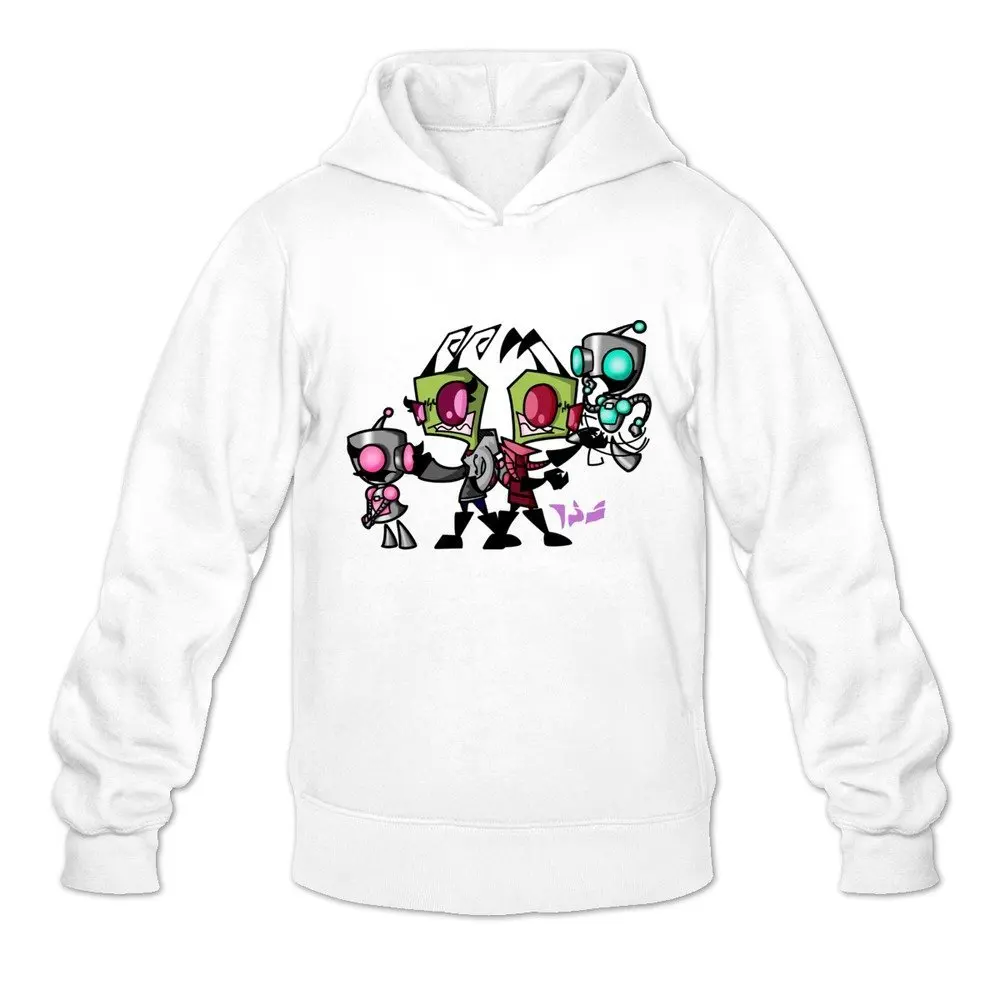 Мужчины INVADER ZIM Персонализированные Хлопок Толстовки На | Мужская одежда