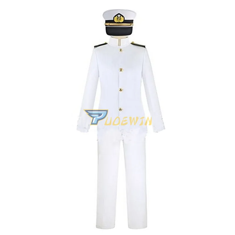 

Аниме Kantai Коллекция Teitoku T Admiral униформа косплей костюм 4/лот на заказ