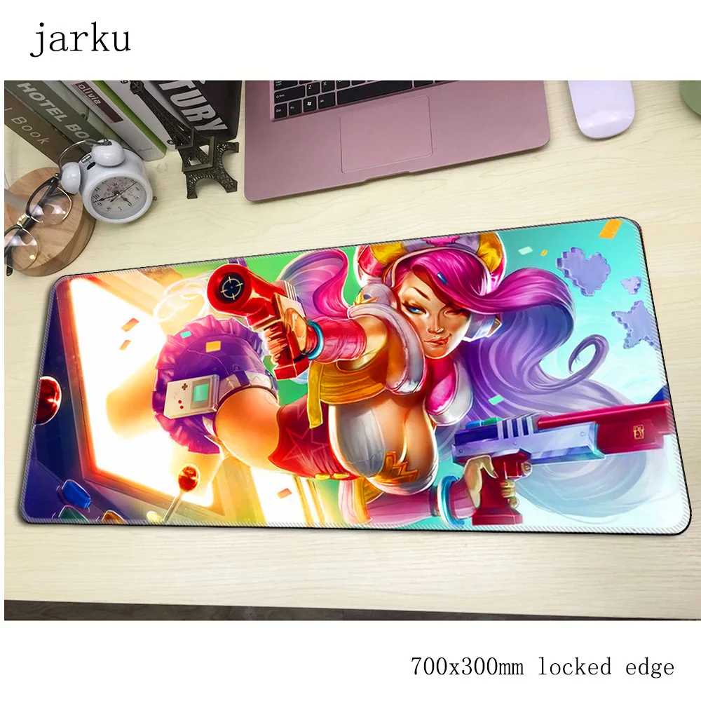 Коврик для мыши miss fortune pad computador gamer mause 700x300X2MM padmouse большой кумерный Для Мыши