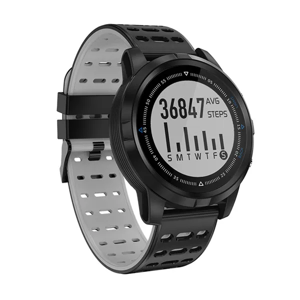 GPS smart watch Gps Смарт-часы IP68 Водонепроницаемые Смарт-часы с динамическим монитором сердечного ритма мужские спортивные часы для бега мужские умные часы для iPhone Android - Цвет: GPS smart watch