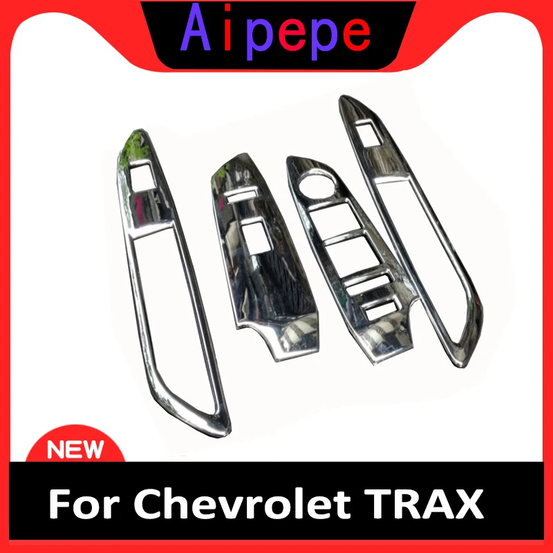 Для Chevrolet TRAX 2014 2015 2016 автомобильный ABS хром подлокотник поручень Внутренняя дверь