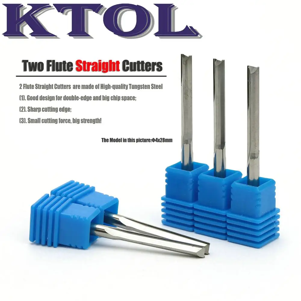 НАБОР КОНЦЕВЫХ мини-фрез комплект из 10 твердосплавных насадок 4 х28 мм с 2 прямыми