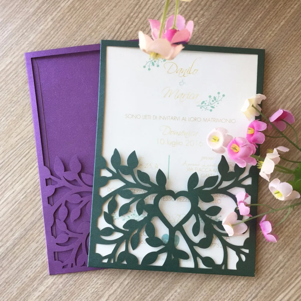 100 шт. открытки пригласительные на свадьбу день рождения|Открытки и приглашения| |