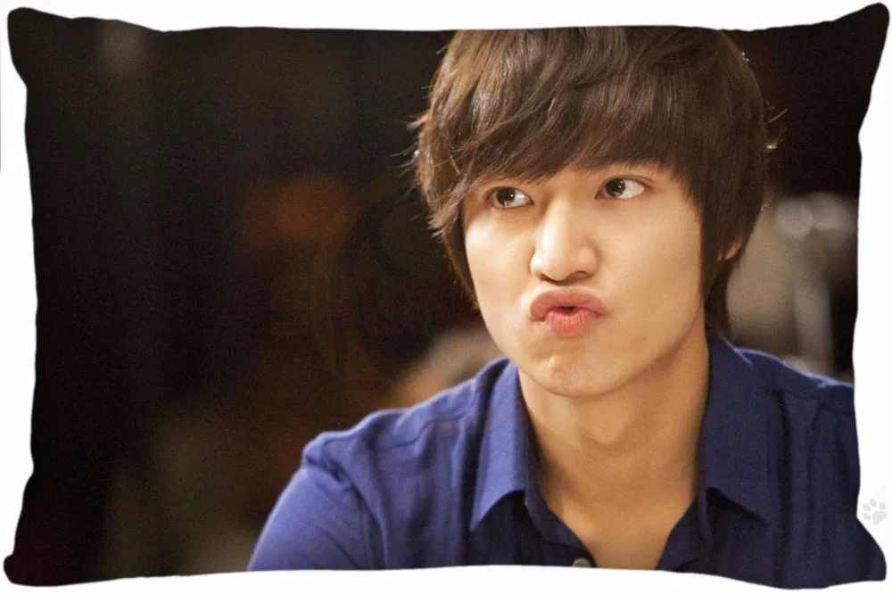 Хит продаж Ли Мин Хо актер на заказ молнии прямоугольная наволочки Подушка