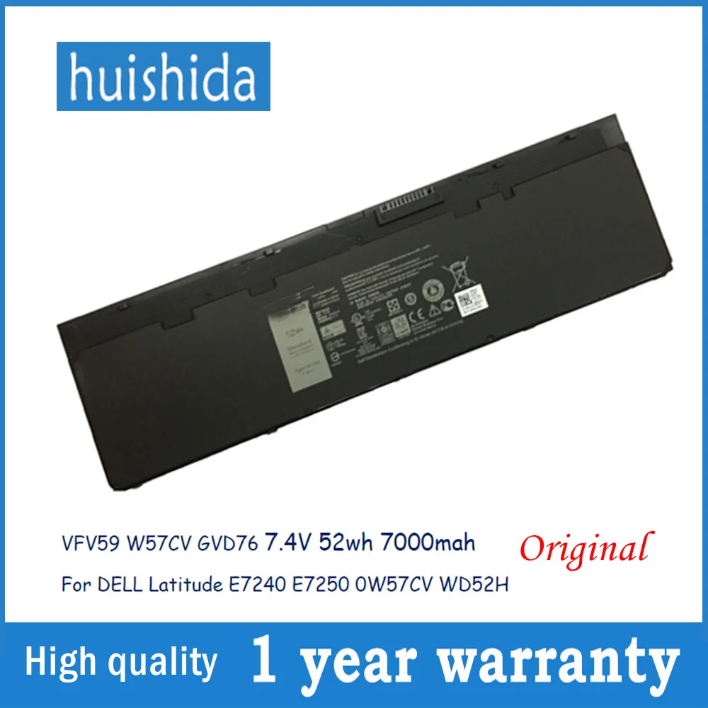 7.4v 52wh VFV59 New original laptop battery for Dell WD52H HJ8KP J31N7 Latitude E7240 E7250 series | Компьютеры и офис