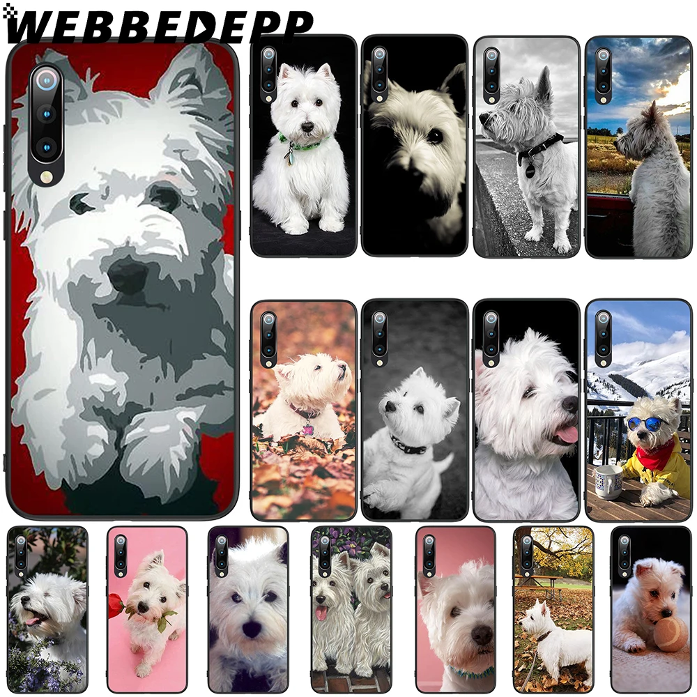 WEBBEDEPP Westie Terrier Собака Щенок Мягкий ТПУ чехол для Xiaomi Mi 6 8 A2 Lite 9 Pro A1 Mix 2s Max 3 F1