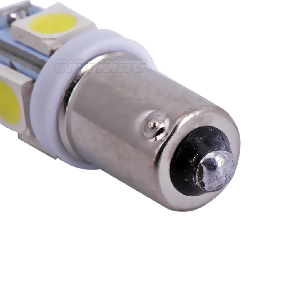 Бесплатная доставка 10 шт./лот Автомобильные светодиодные лампы BA9s led 5led 5050 SMD t4w