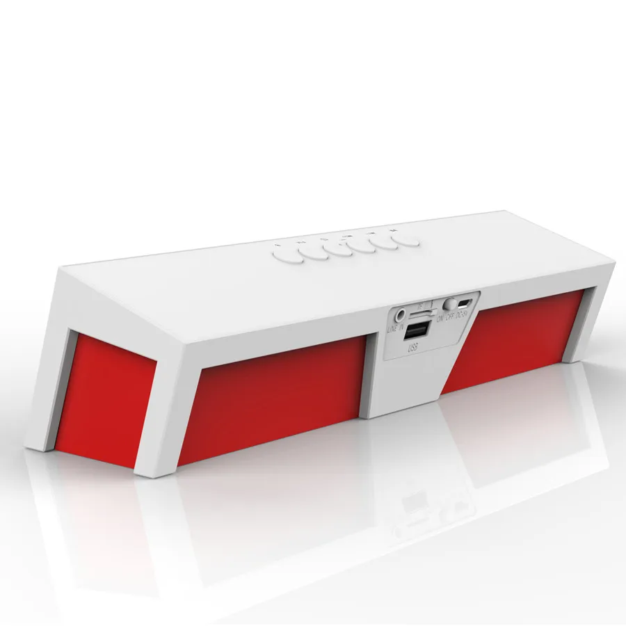 Портативная беспроводная bluetooth Колонка Sardine HIFI белый Aux Стерео саундбар FM радио