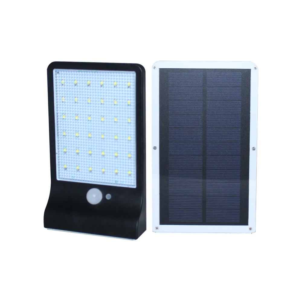 Смарт 450LM 36LED ультра тонкий солнечный Мощность led настенный светильник IP65