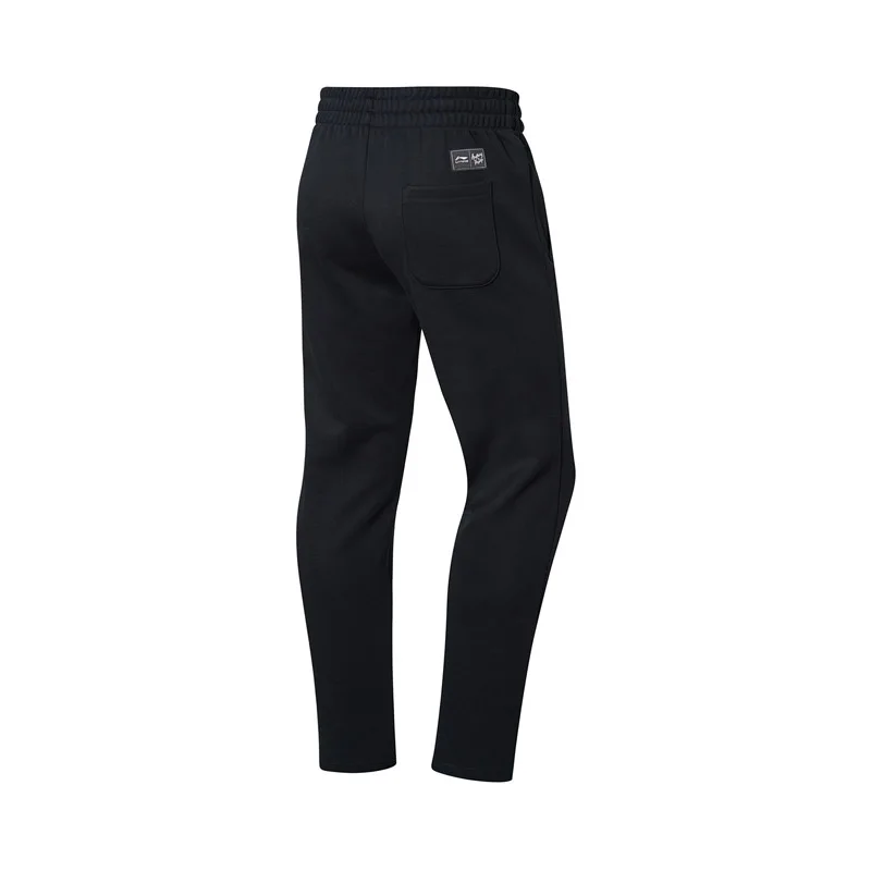 (Код Break) Li-Ning мужские трендовые спортивные брюки из 66% полиэстера 34% хлопка с