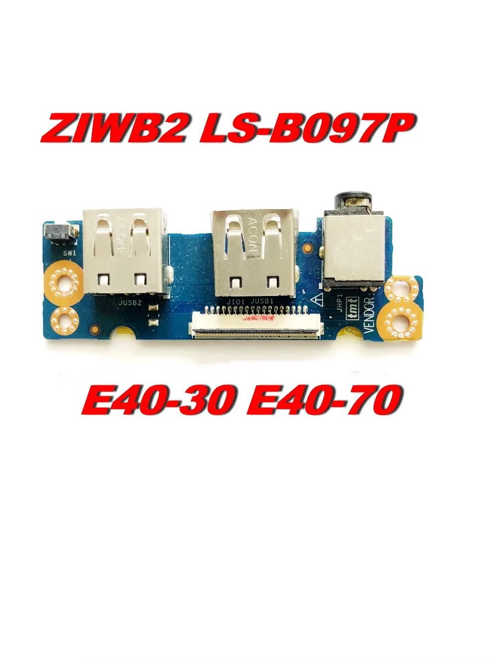 Оригинальный Для Lenovo E40 30 70 45 80 Плата USB аудио Аудио Звуковая карта доска ZIWB2 ls