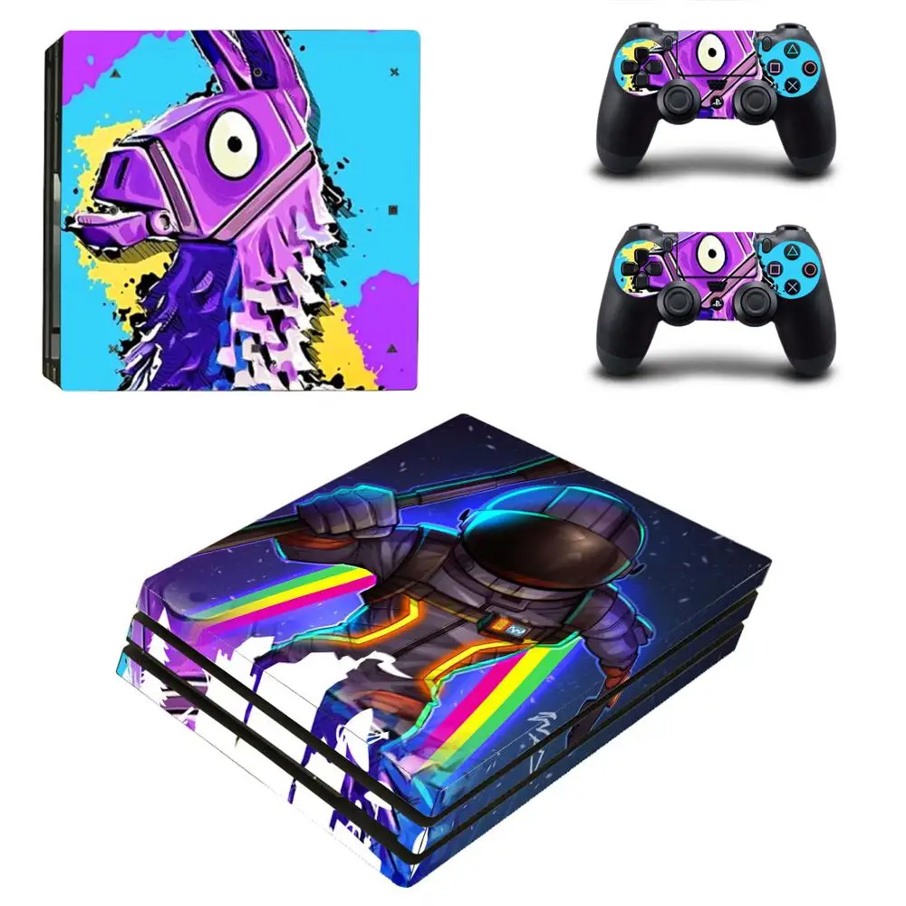PS4 Pro наклейка на кожу виниловая для sony Playstation 4 консоль и 2 контроллера PS4 Pro наклейка на кожу