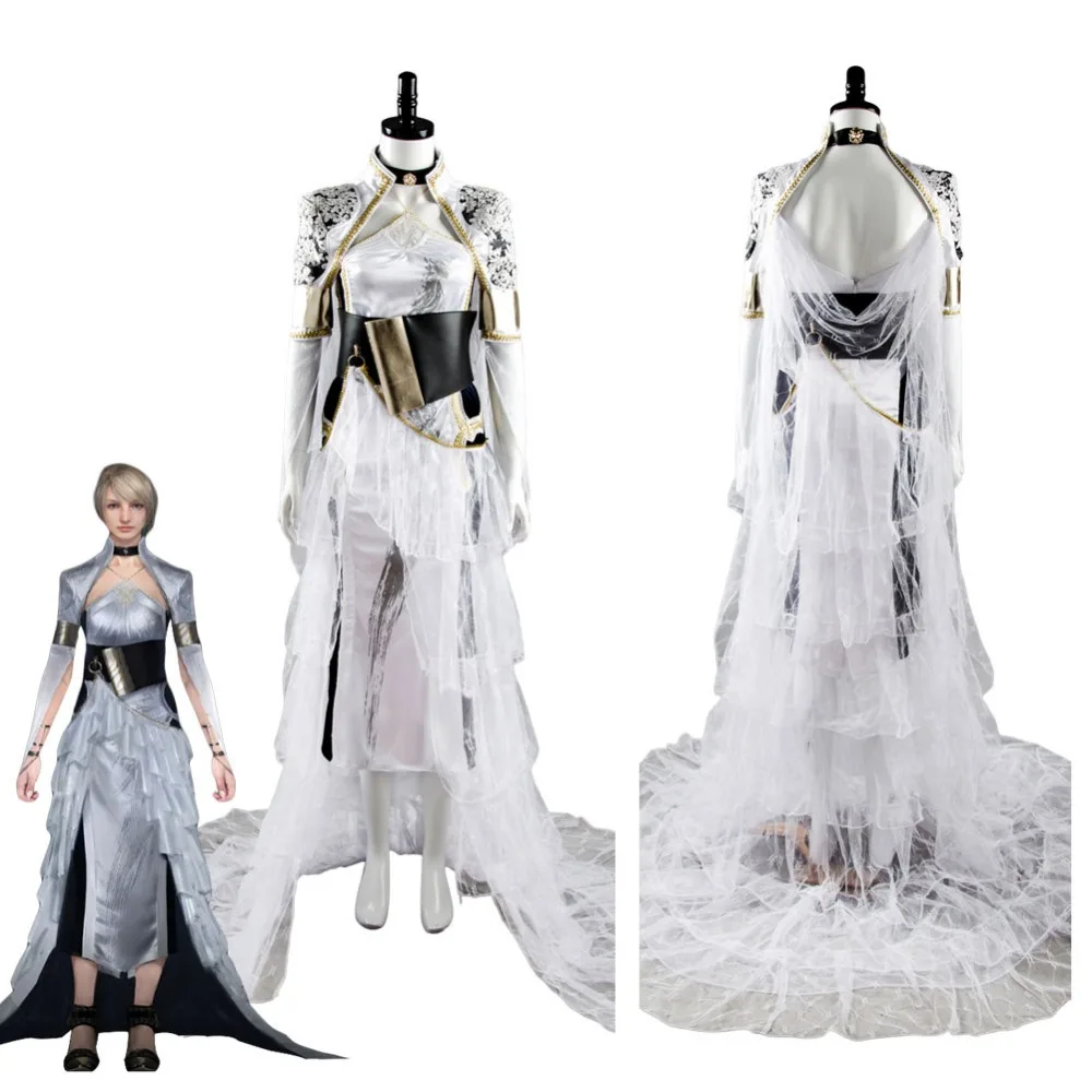 Костюм для косплея Луны финальной фантазии XV Fleuret Lunafreya Nox костюм костюмы