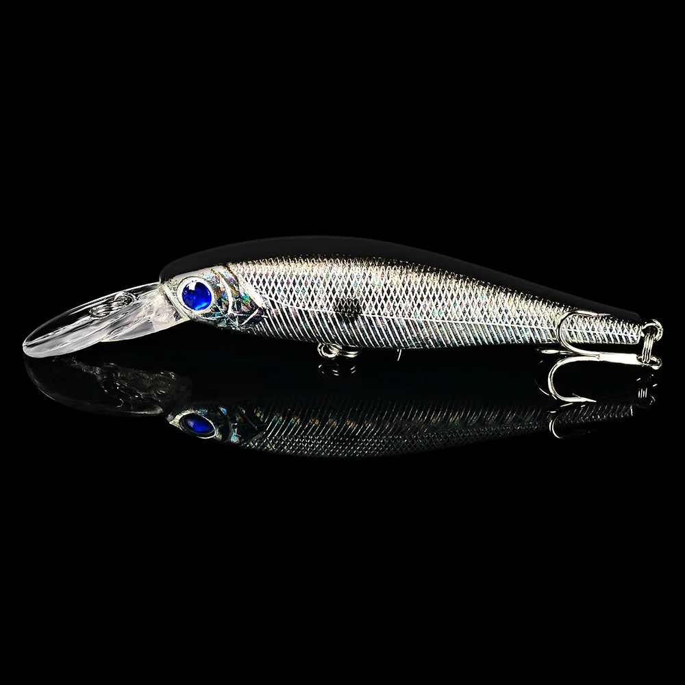 VALHALLA 1Pcs/Lot 10.1 cm 9.4 g Fishing Lure Minnow Hard Bait with Hooks Tackle 3D Eyes Wobblers Crankbait | Спорт и развлечения
