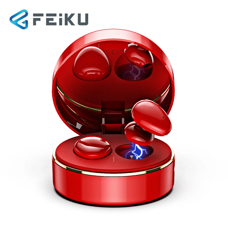 FEIKU J502 TWS Bluetooth 5 0 гарнитура hifi качество звука водонепроницаемые беруши три цвета